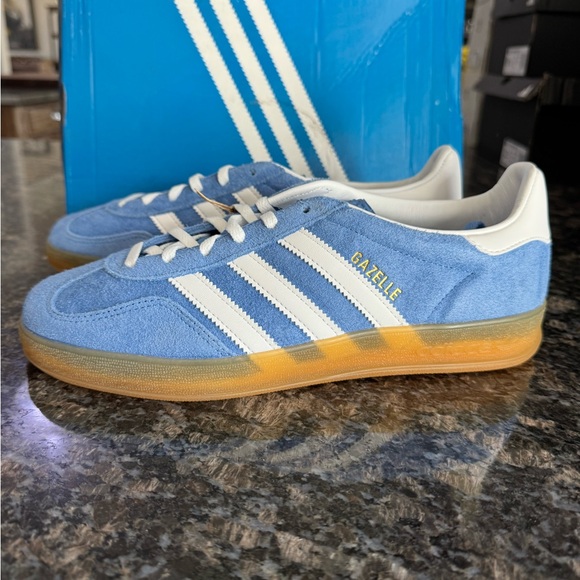 adidas gazelle silver green womens adidas Gazelle Indoor - Trainers main image 1